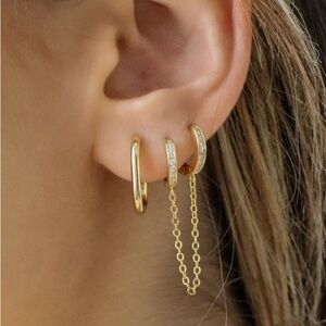 evry jewels “pretty girl earrings” & “cash bracelet”